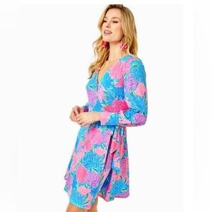 SOLD - Lilly Pulitzer Rosalinda Wrap Dress - Size XL